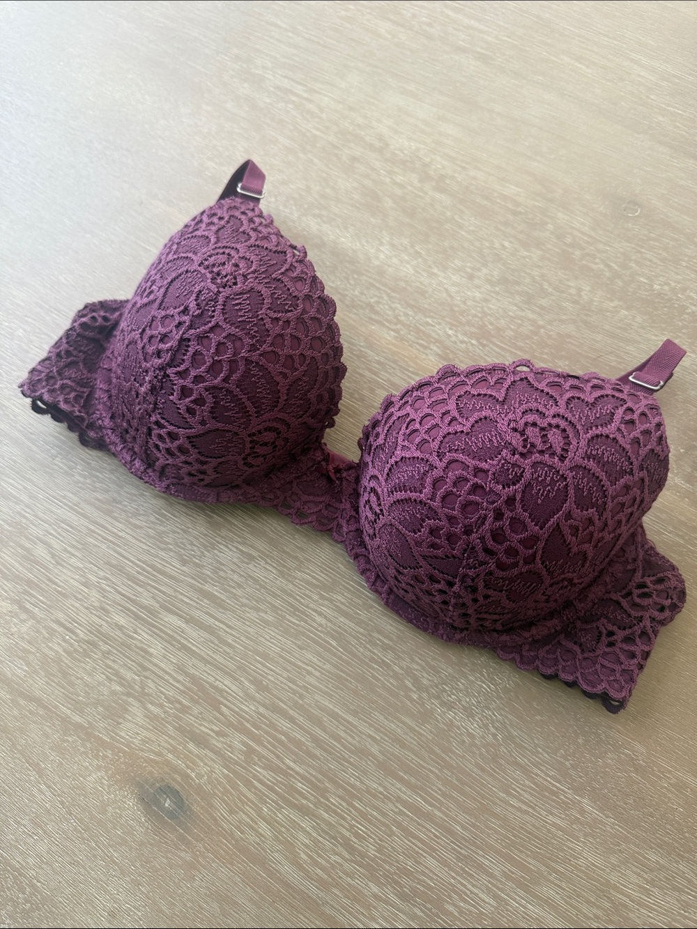 aerie Textured Lace Push Up Bra | 38B